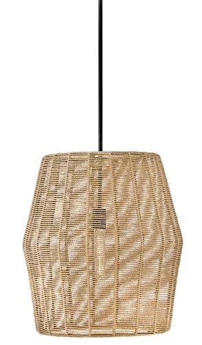 Hinkley Lighting 40387 Luca 1 Light 20"W Lisa McDennon - Black / Camel - Picture 1 of 10
