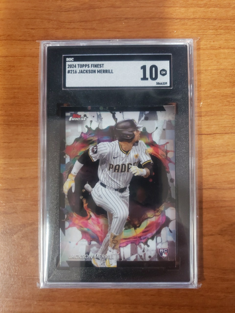 2024 Topps Finest - Rare Jackson Merrill #216 (RC)