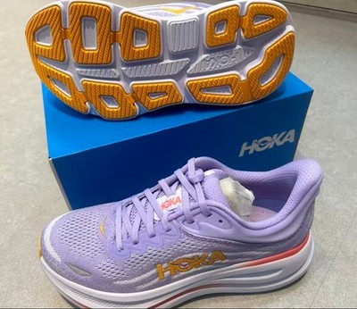 Hoka Bondi 9 Women's Shoe Size 6.5 Aster Flower Starlight Glow No Box