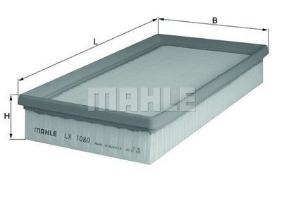 MAHLE LX 1080 Luftfilter für VW POLO (9N_)