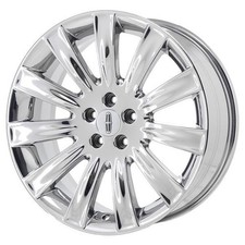 20 Lincoln Mks Pvd Bright Chrome-c Wheel Rim Factory Oem 3764 2009-2015