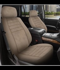 Light Brown 2 Front Trucksuv Seat Covers New Light Brown 2 Front Trucksuv Seat Covers New
