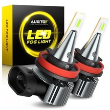 2X AUXITO Ice Blue 8000K LED Fog Driving Light H11 H16 H8 Super Bright Bulbs AAA