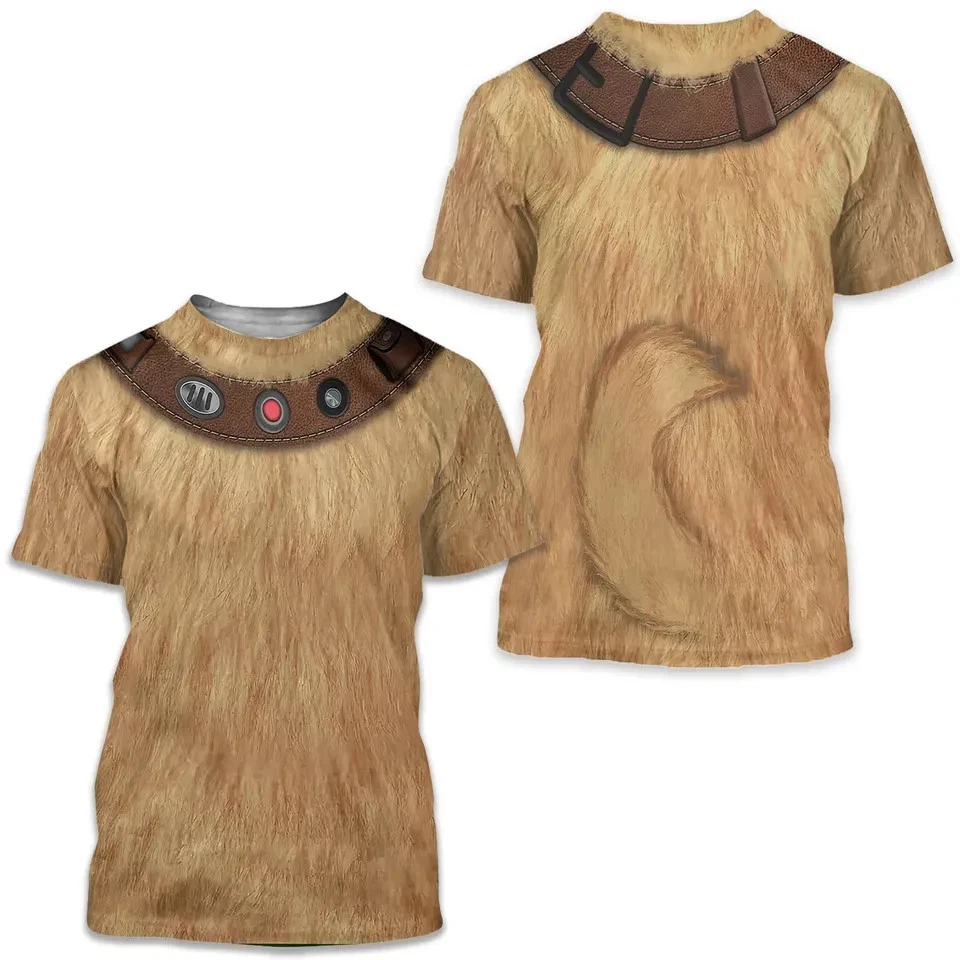 Up Costume Cosplay 3D Shirt, Dug Golden Retriever Halloween Costume Shirt