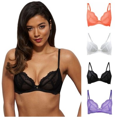 Gossard Superboost Spitzen BH ungepolstert Plunge Damen Bügel BH 7725