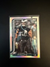 2025 Topps Chrome Jaelan Phillips Refractor #192 Philadelphia Eagles