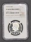 1969-S Kennedy Half Dollar Proof | NGC PF68 ULTRA CAMEO
