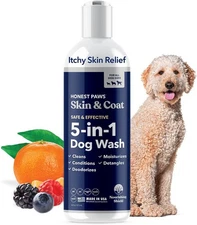 Honest Paws Dog Shampoo and Conditioner - Premium Wash for Allergies and... 