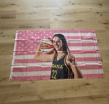 Caitlin Clark Indiana Fever Pink American Fla...