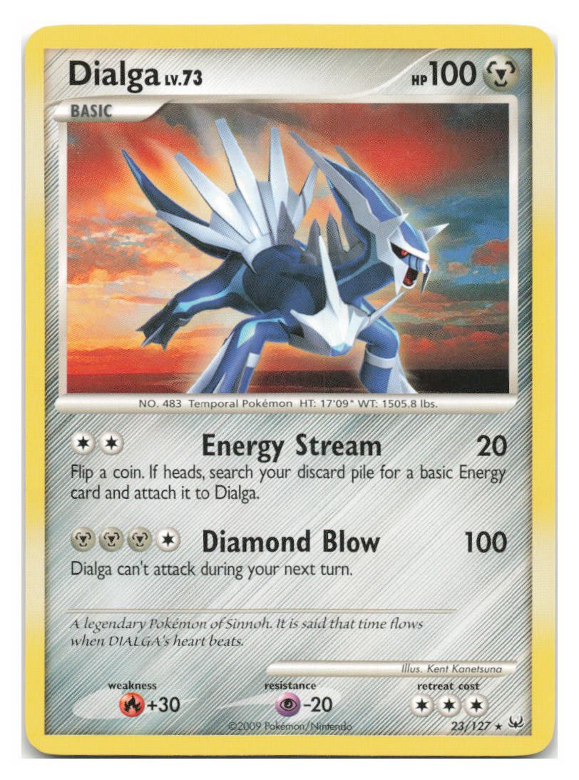 Dialga (23) #23/127 Platinum Pokemon tcg