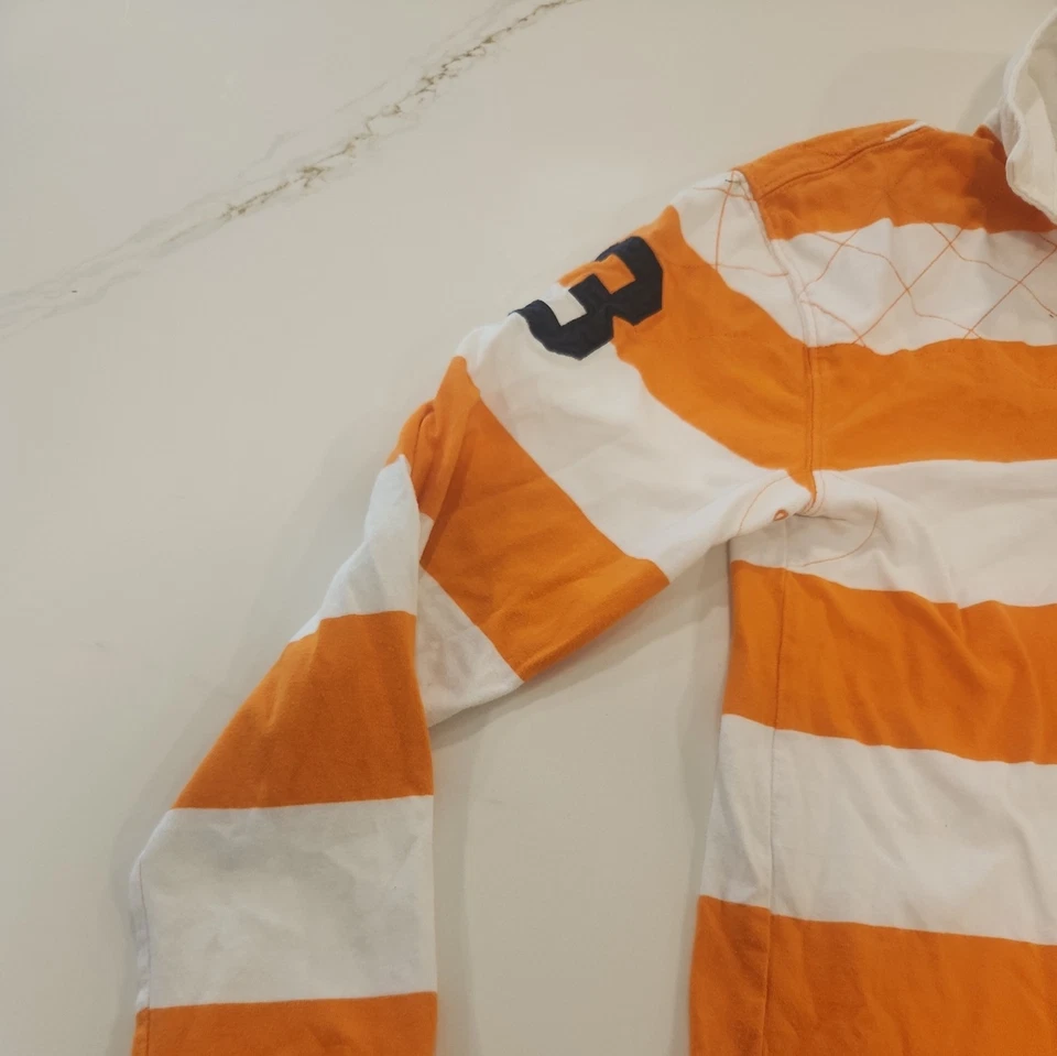 Ralph Lauren POLO por Ralph Lauren Big Pony Border Manga Larga Rugby XL 18-20 Foto 2 de 4