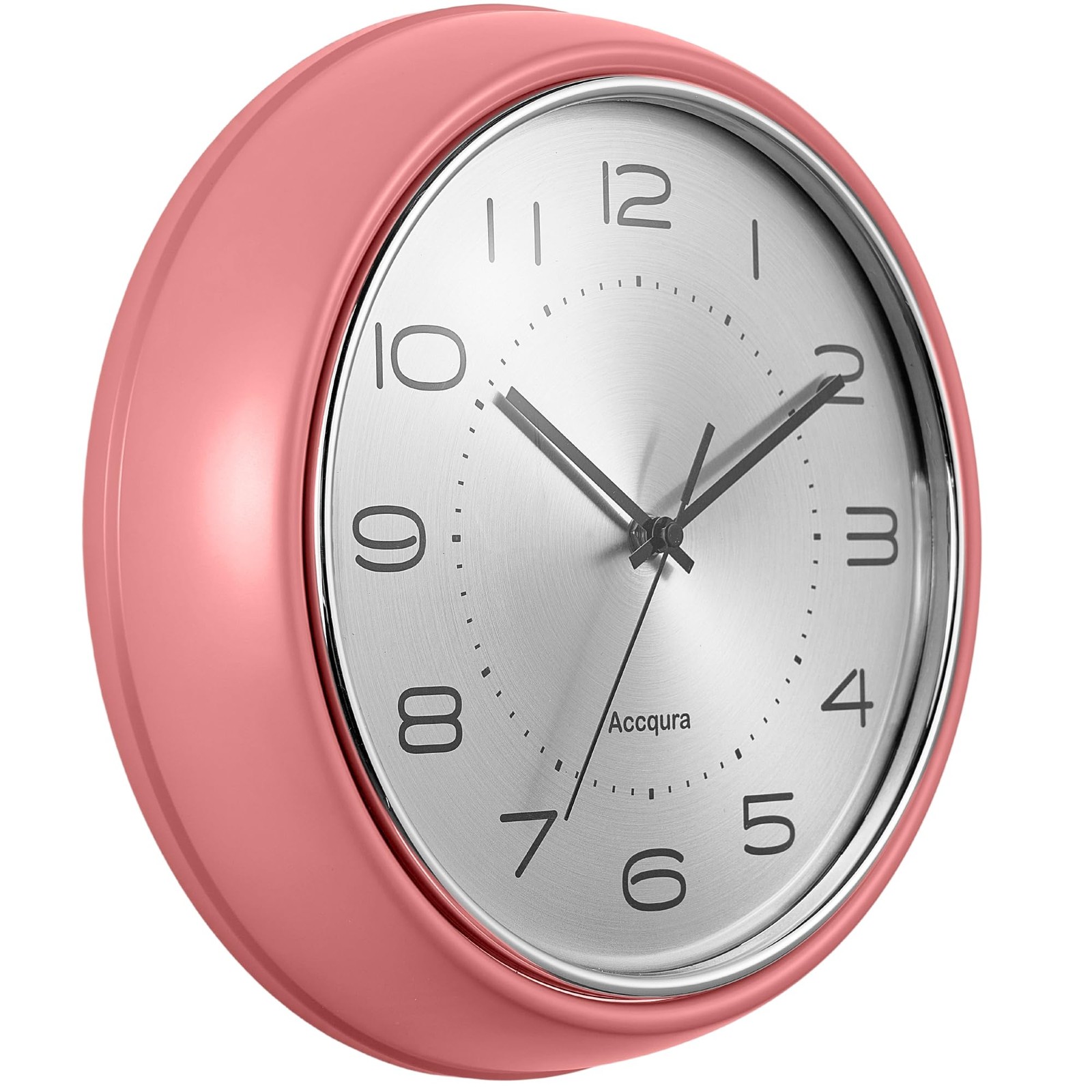 Accqura 12 Inch Vintage Retro Wall Clock, Silent Large, Cora