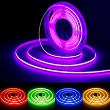 Miwise RGB Cob LED Strip Light 20 Ft 6 1m Color Changing Dimmable Strip Light...