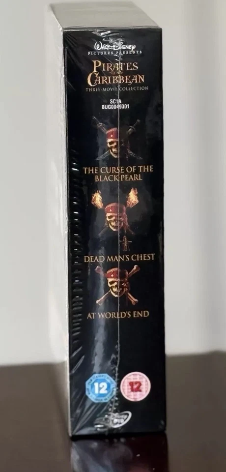 PIRATES OF THE CARIBBEAN Collection NEW SEALED 3 Movie DISNEY DVD Box Set Xmas - Image 3 of 4