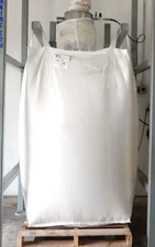 Heavy Duty FIBC Bulk Bag 2200 Lbs, Fill Spout, Spout Bottom, Super Sack 35x35x66