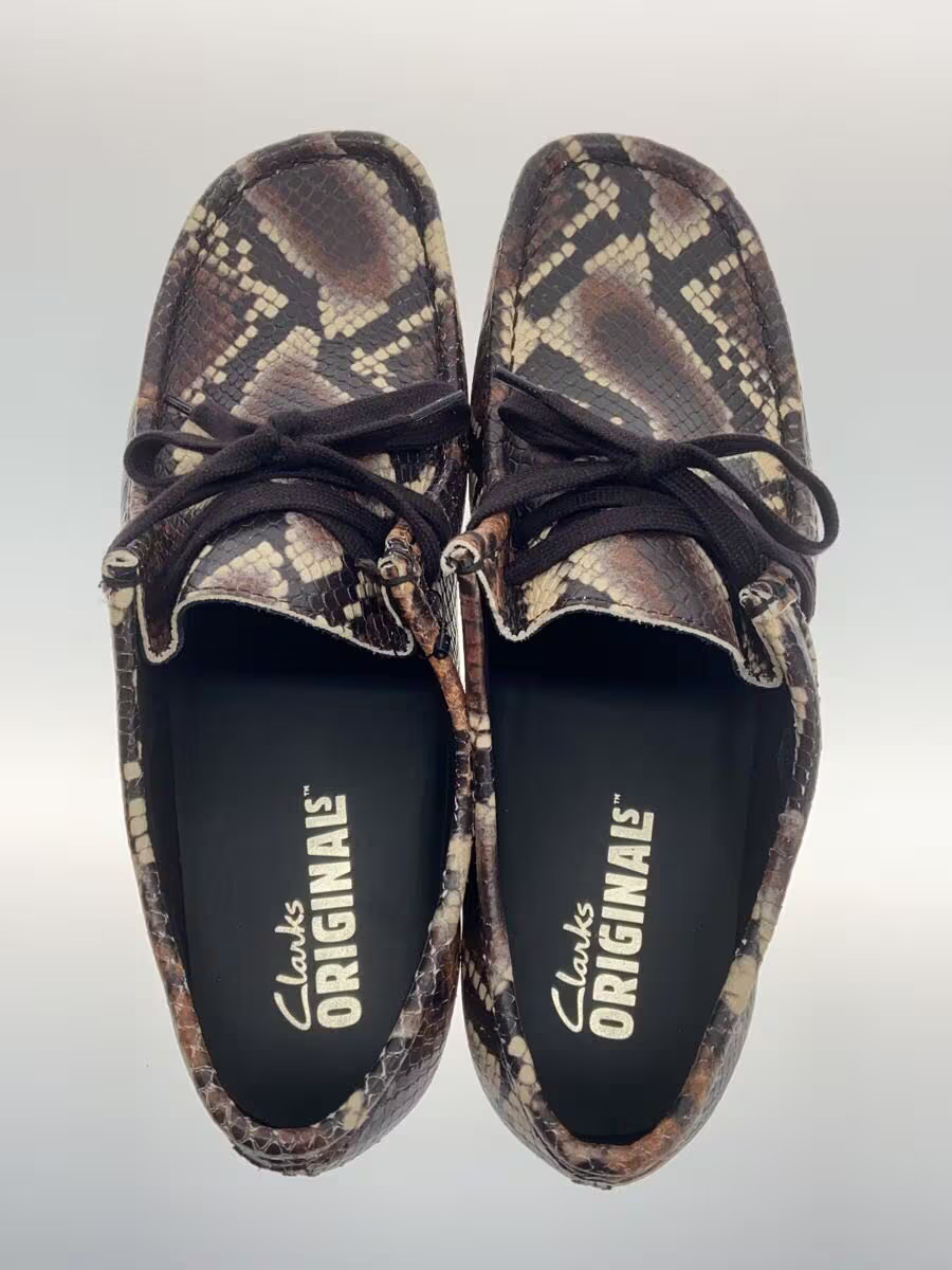 Clarks Shoes 25.5Cm Brown Python Pattern Ljl66 - image 3