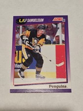 1991-92 Score American #82 Ulf Samuelsson Pittsburgh Penguins