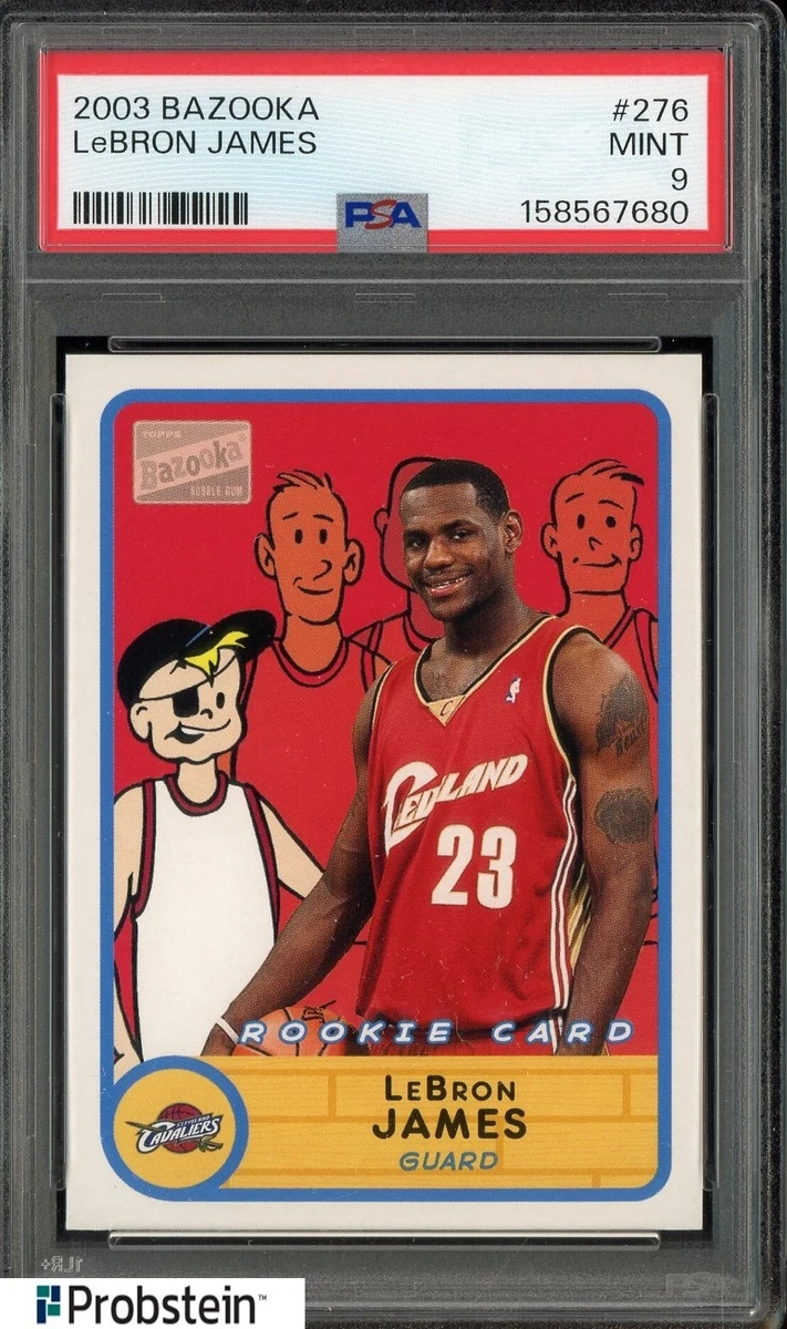 NBAカード レブロンジェームズ 2003トップス ルーキー PSA9 Topps LeBron James Basketball 2003-04 Season Sports Trading Cards