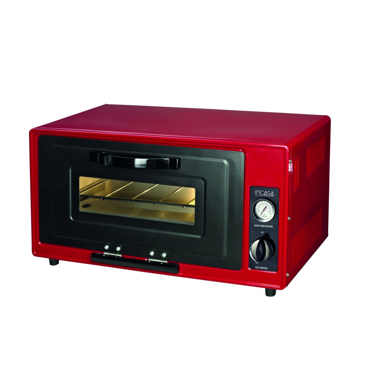 Four à gaz de camping INCASA avec grille métallique amovible pour cuisson extérieure