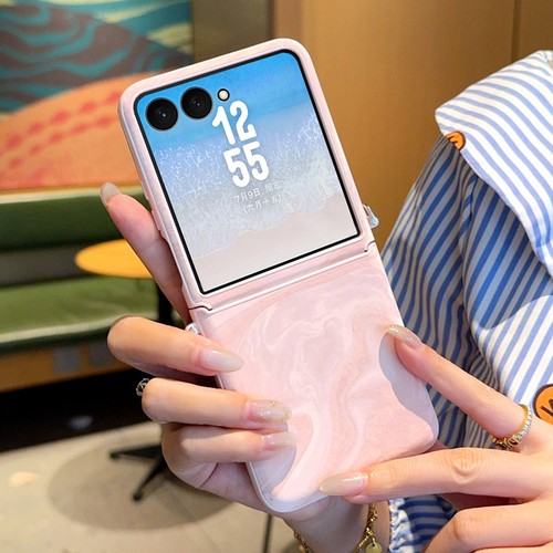 For Samsung Galaxy Z Flip7, Luxury Fashion PU Leather Case Cover With Bracelet - Afbeelding 5 van 20
