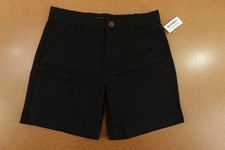 Old Navy Girls Size 14 Slim Black School Uniform Twill Bermuda Shorts NWT