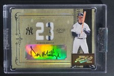 2004 Playoff Prime Cuts Don Mattingly Signature Material Relic Auto 23/23 DZ2346