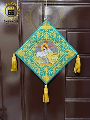 Orthodox Epigonation Palitsa   Gold Embroidered Liturgical Vestment Priest Gift