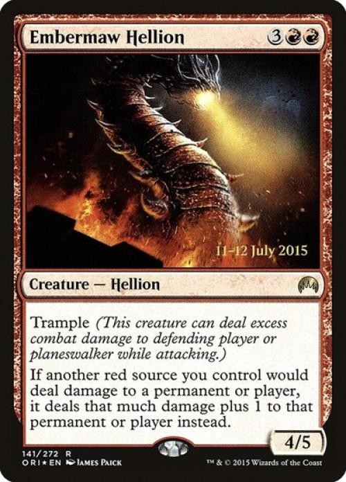 Embermaw Hellion -Foil Light Play MTG Promos: Prerelease Cards