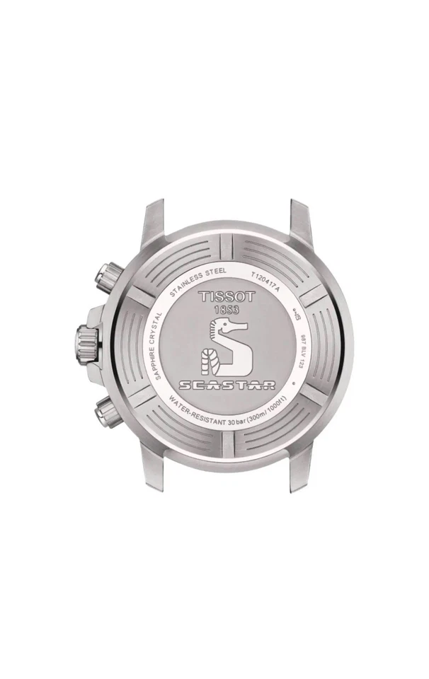 Reloj para hombre TISSOT Seastar 1000 cronógrafo esfera verde T120.417.11.091.01 Foto 2 de 4