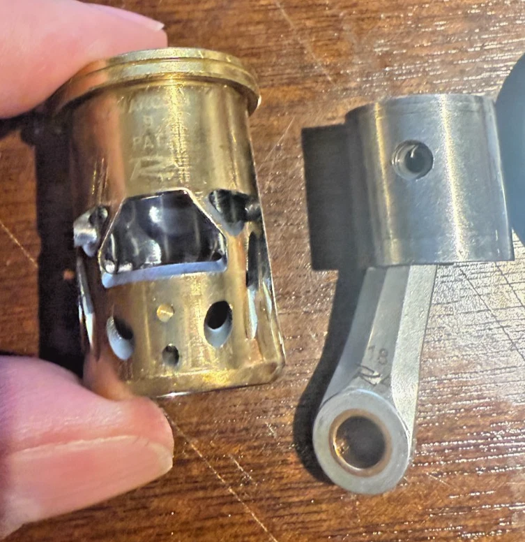 Novarossi/GIMAR .23 Mephisto Piston/Sleeve/Rod/Underhead Set for XL Stroke - Image 2 of 4