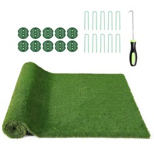 Shopsource 6.5 X 10 Feet Thickened Artificial Grass Turf for Pets and Golf.