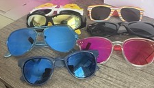 7 Pairs Child Size Sunglasses, Batman, Easter, Cat Eye, Costumes, Cute Designs