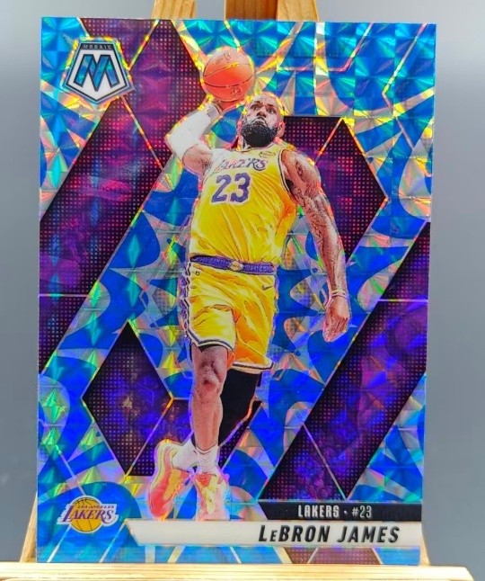LeBron James 2024-25 Panini Mosaic Reactive Blue #180