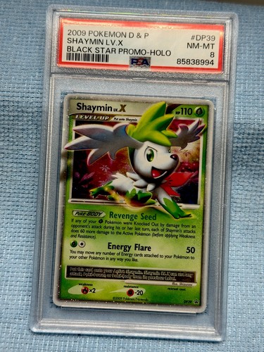 Shaymin LV.X graded PSA 8 for sale on eBay