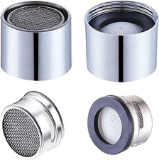 Faucet Aerator Female Thread Chrome Solid Brass Kitchen Faucet Aerators and Bath
