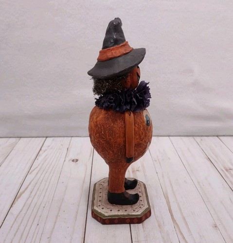 Christopher Radko Halloween Pumpkin Treater 11” Bobblehead Figurine Retired - Afbeelding 5 van 12