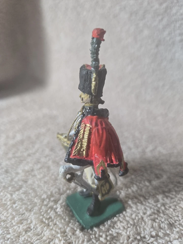 Figura vintage pintada a mano soldado plomo 1/30 VID SOLDADOS Foto 2 de 4