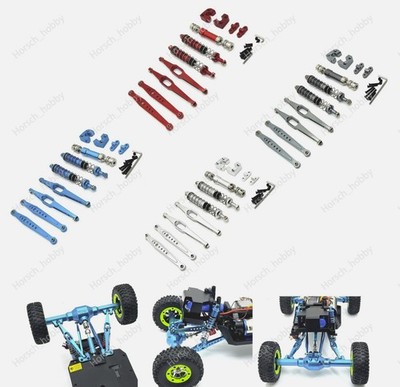 For WLtoys 1/12 124006 12428 12429 12423 12427 Aluminum metal Upgrade parts Kit