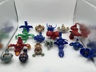 Lot of 16 Vintage Bakugan 22 Cards and Carrying Case Battle Brawlers