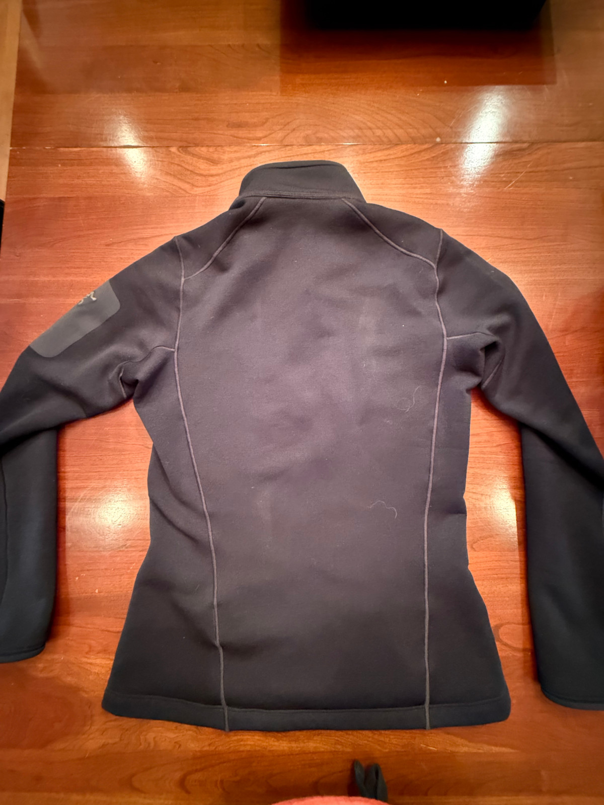 ARC'TERYX Women's Kyanite Zip Neck Base Layer Pullover Black Small thumbnail 5