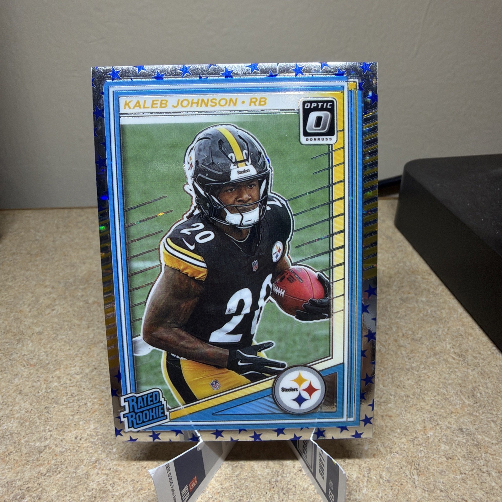 2025 Donruss Optic Kaleb Johnson Rookie Stars Emoji #232 SP