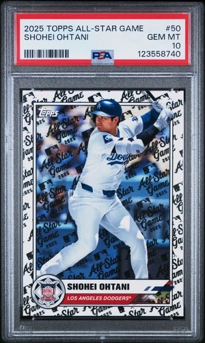 2025 Topps All-Star Game Shohei Ohtani #50 PSA 10 GEM