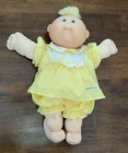 VTG CABBAGE PATCH KIDS Newborn Doll Original Yellow Outfit Coleco