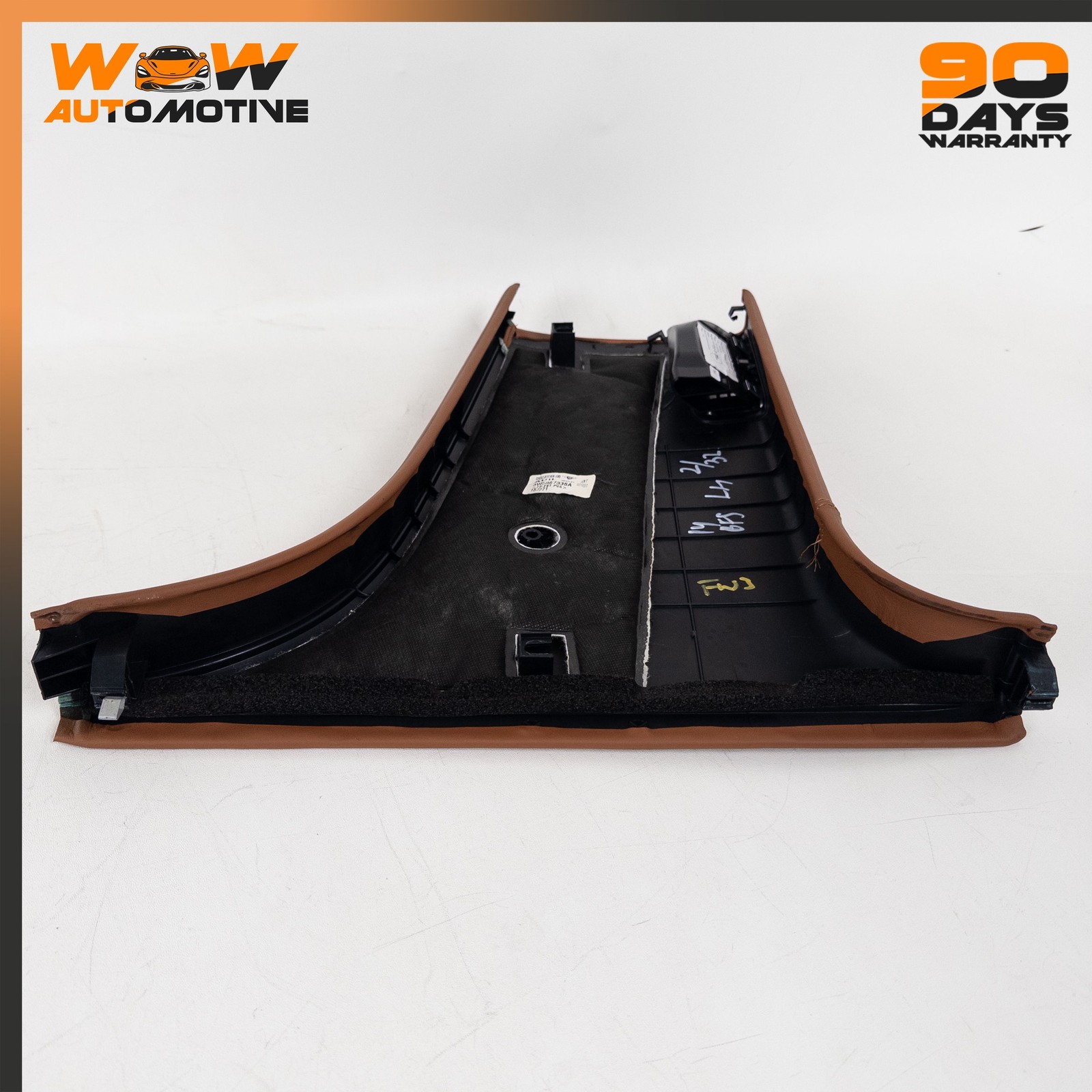 14-19 BENTLEY FLYING SPUR LEFT LOWER B PILLAR COVER PANEL TRIM AIR VENT OEM
