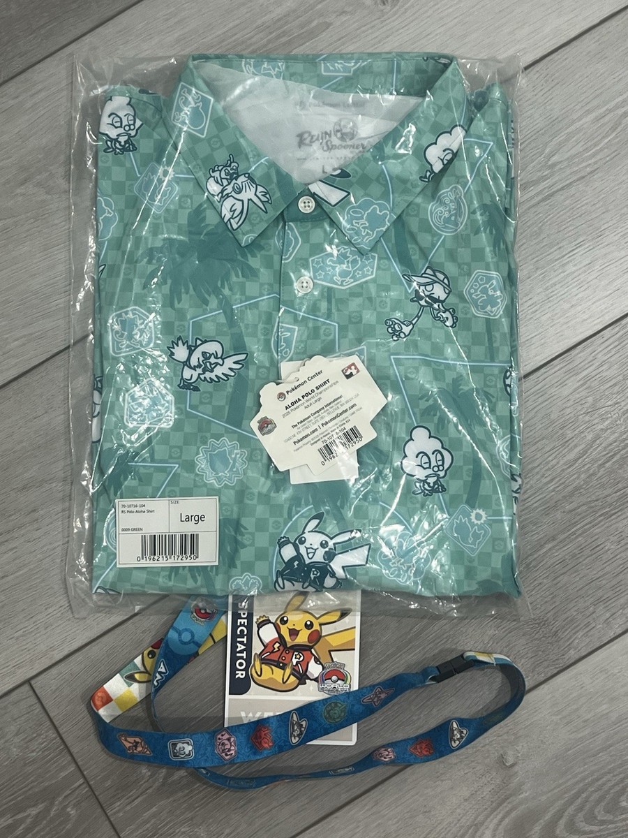 IN HAND Pokemon World Championships 2025 Reyn Spooner Polo Aloha