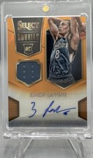 2014-15 Panini Select Rookies Zach Lavine Orange Rookie Patch Auto SP #ed /60 RC