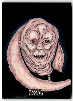 Topps 2025 Star Wars Chrome Hand-Drawn Sketch Card One Of One 1/1