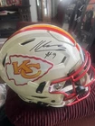 Kenneth Walker Kansas City Chiefs Signed Football Helmet Beckett Authenticated