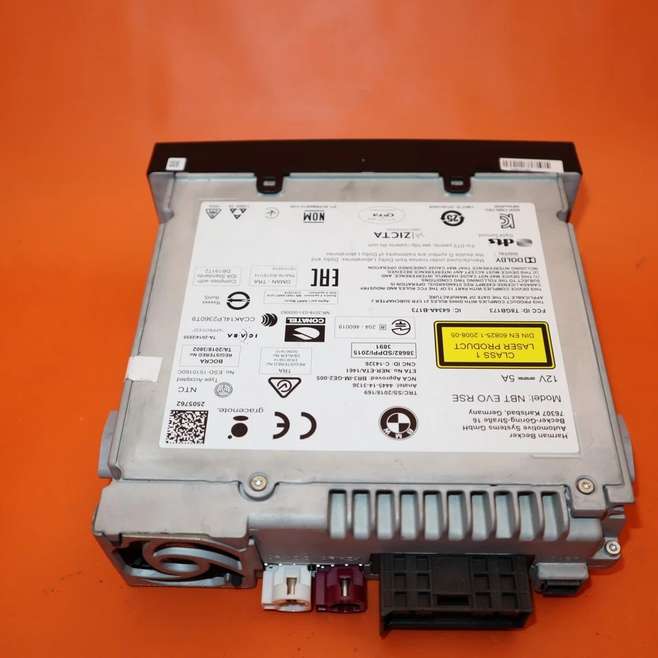 DVD player BMW X5 X4 2015 2016 2017 2018 2019 FABRICANTE DE EQUIPAMENTO ORIGINAL - Imagem 4 de 4