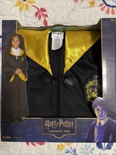HARRY POTTER - SIZE: 10-12 - Hufflepuff Officially Licensed Cosplay Robe - NEW